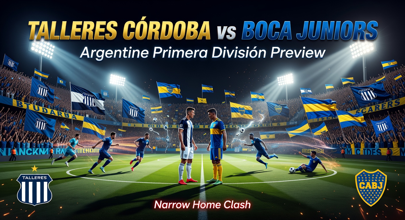 Talleres Cordoba vs Boca Juniors Pronóstico / Prediction