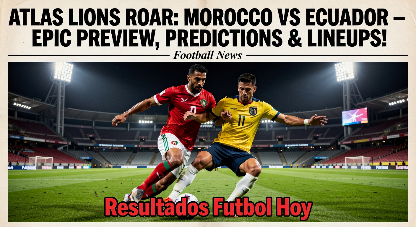 Morocco vs Ecuador Friendly