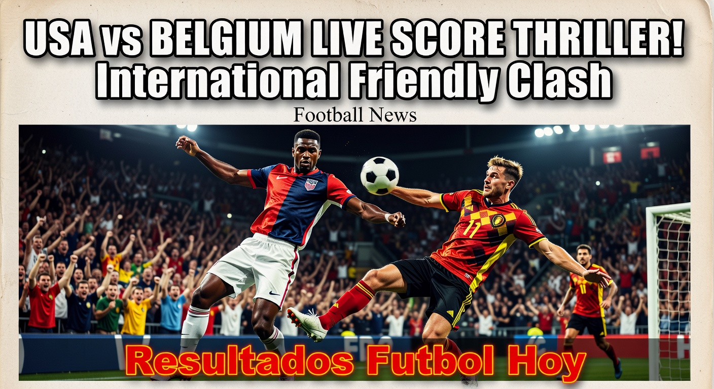 USA vs Belgium Highlights Pre-World Cup Friendly
