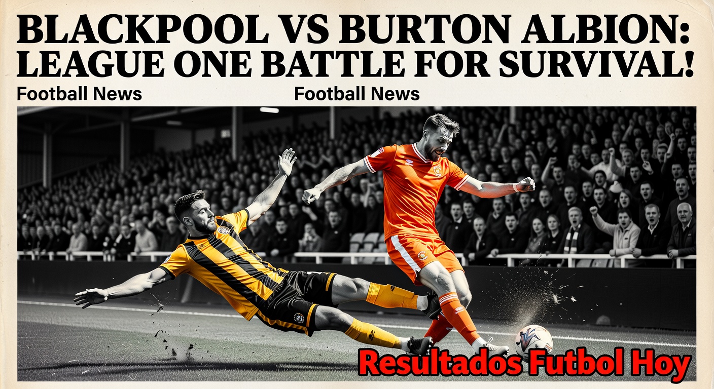 Blackpool vs Burton - League One (Soccerbase)