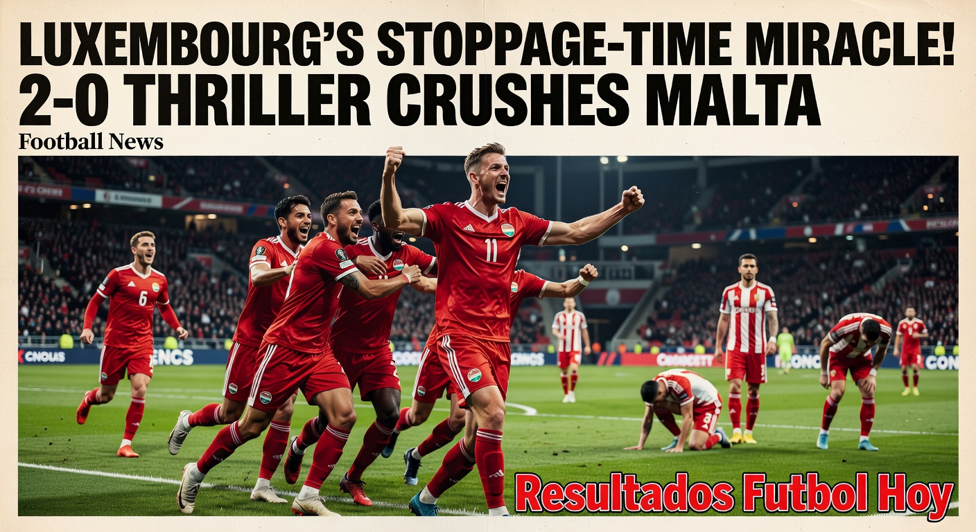 Luxembourg 2-0 Malta - UEFA Nations League
