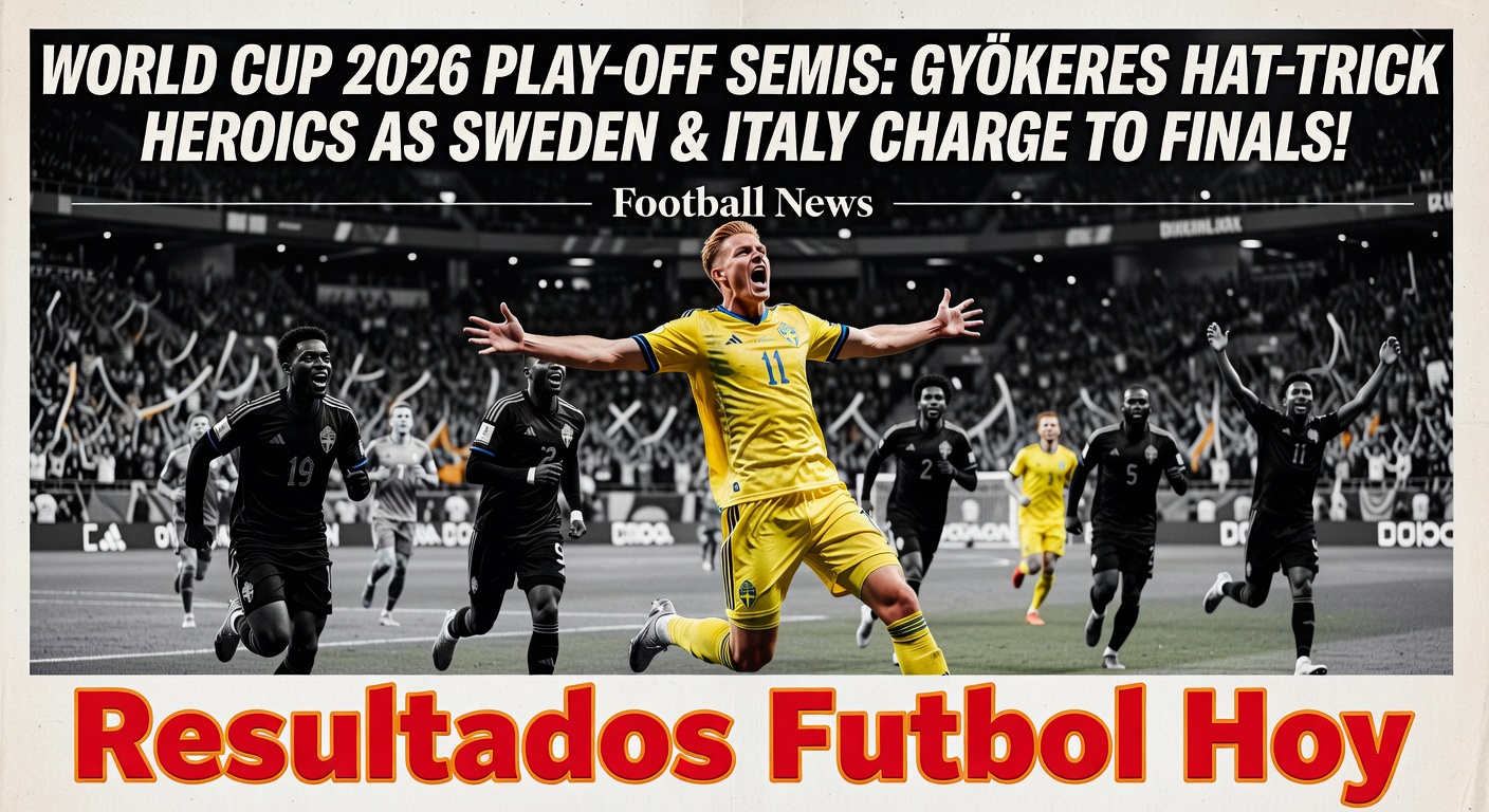 FIFA World Cup 2026 UEFA Play-offs: Key results from March 27