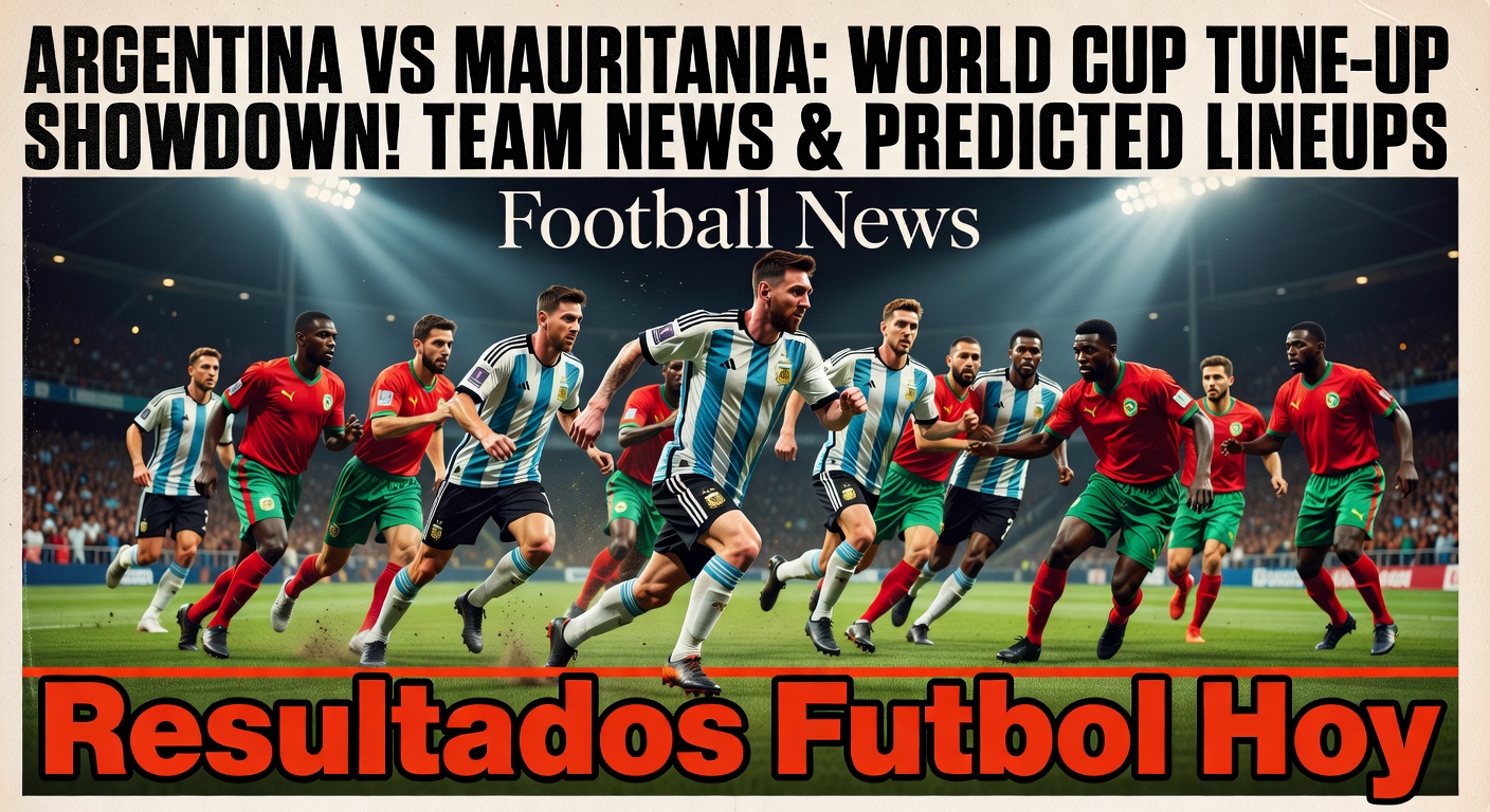 Argentina vs Mauritania Friendly at 23:15