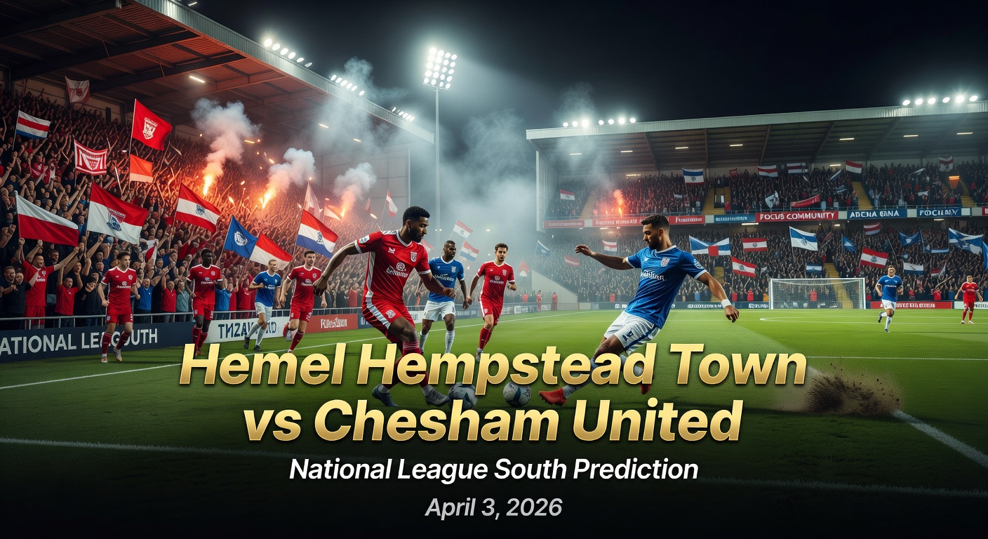 Hemel Hempstead Town vs Chesham United Pronóstico / Prediction