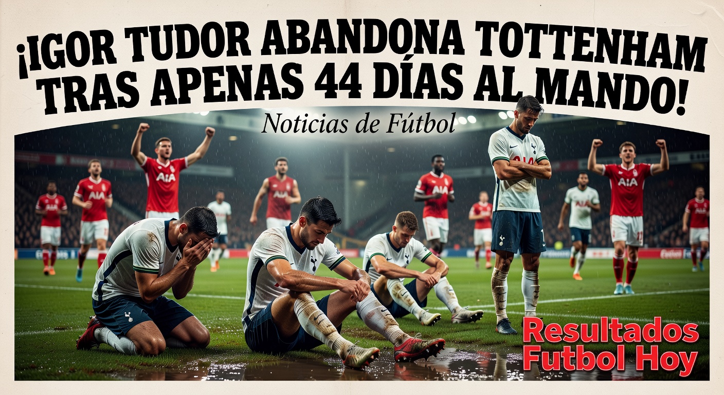 Igor Tudor Sacked by Tottenham After Winless Streak - The Athletic