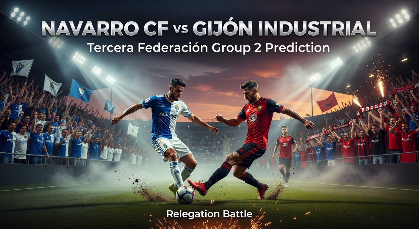 Navarro vs Gijón Industrial Pronóstico / Prediction