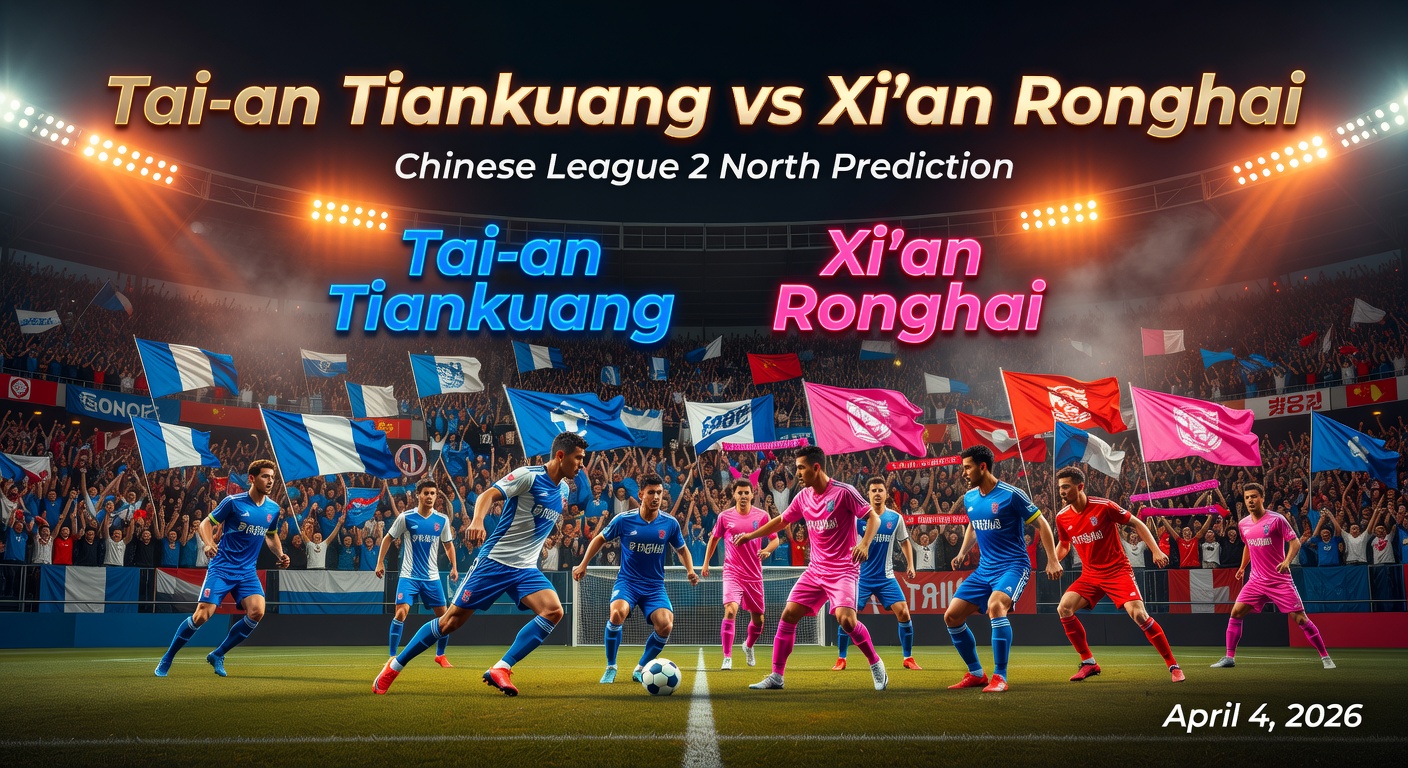 Tai'an Tiankuang vs Xi'an Ronghai Pronóstico / Prediction