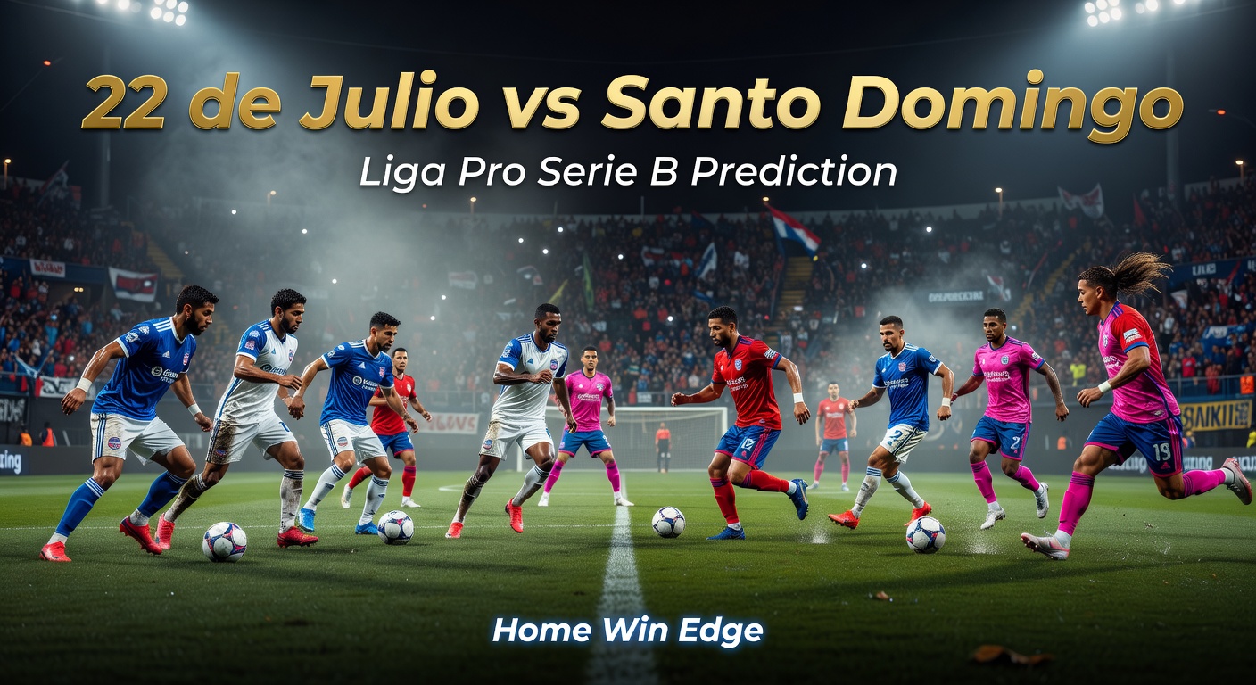 22 de Julio vs Santo Domingo Pronóstico / Prediction