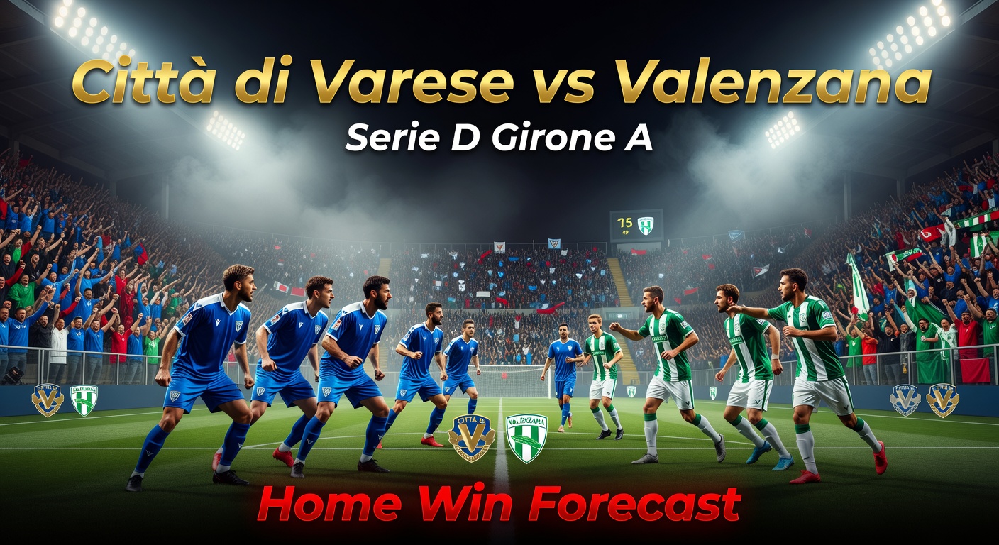 Città di Varese vs Valenzana Pronóstico / Prediction