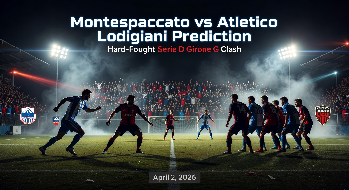Montespaccato vs Atletico Lodigiani Pronóstico / Prediction