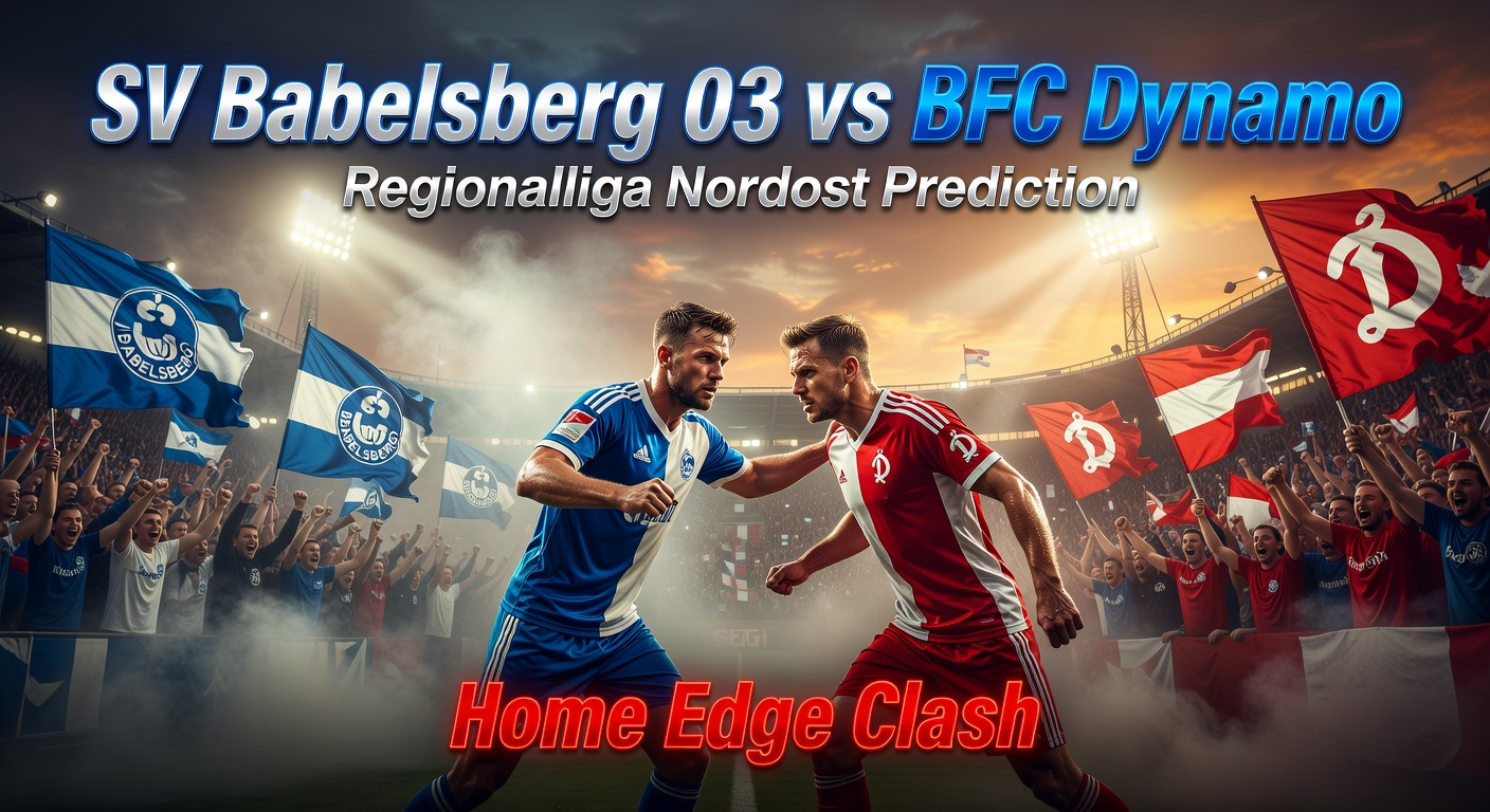 SV Babelsberg 03 vs BFC Dynamo Pronóstico / Prediction