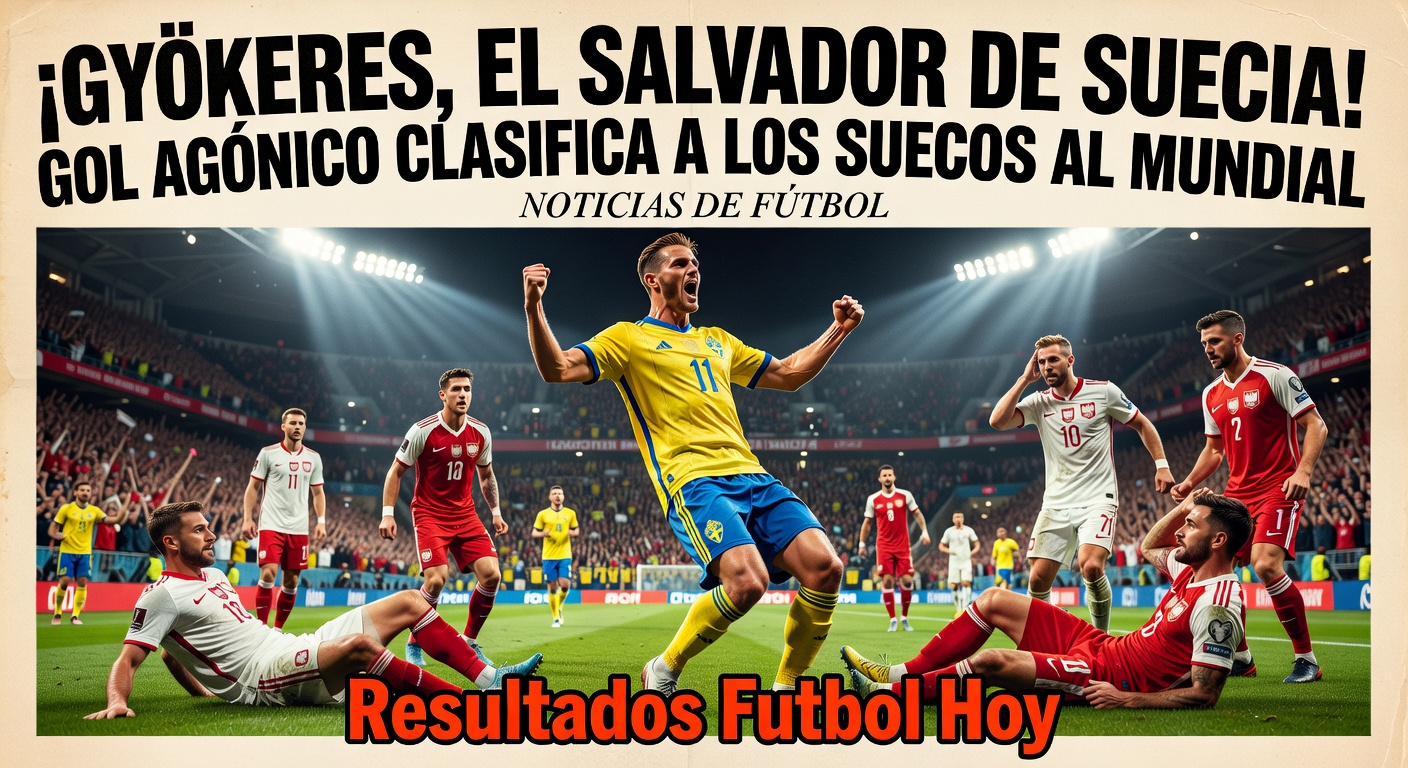 Sweden Qualify for 2026 World Cup with Dramatic 3-2 Win Over Poland