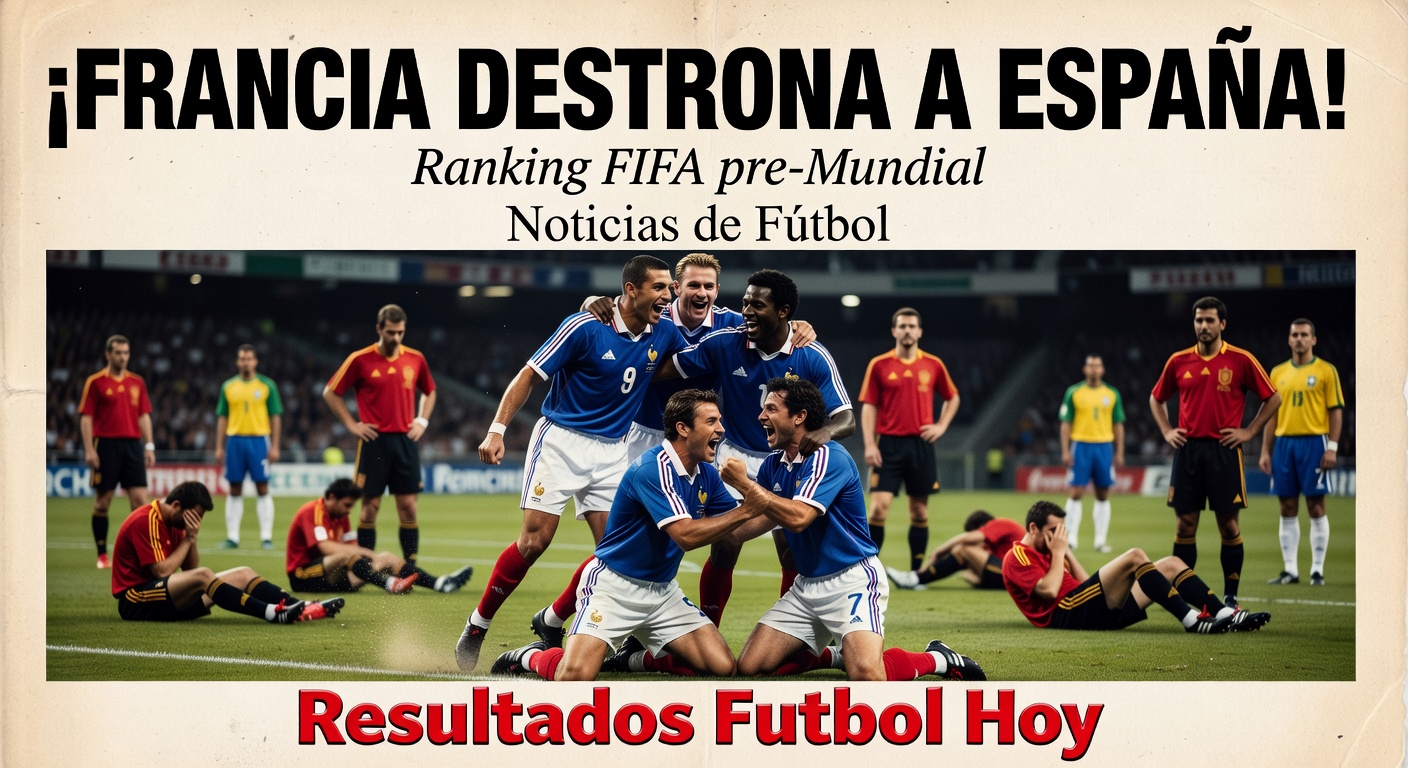 France Overtakes Spain to Top FIFA Rankings Before World Cup