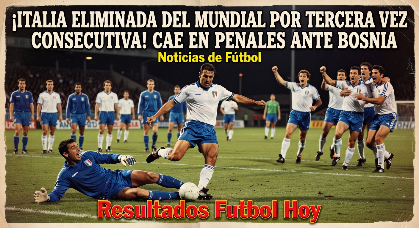 Italy Miss Out on Third World Cup in a Row After Penalties Defeat to Bosnia and Herzegovina