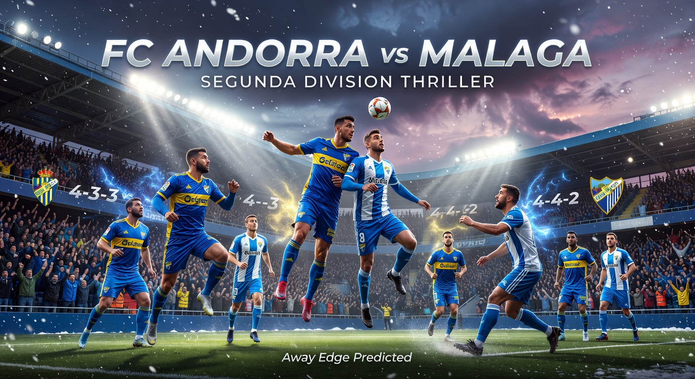 FC Andorra vs Malaga Pronóstico / Prediction