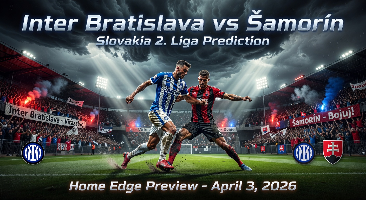 Inter Bratislava vs Šamorín Pronóstico / Prediction
