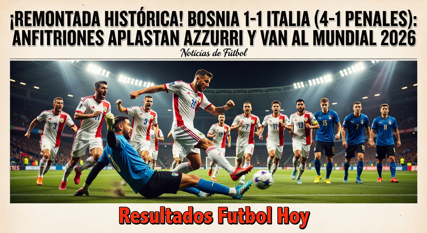 Bosnia-Herzegovina Qualifies for 2026 World Cup After Beating Italy on Penalties
