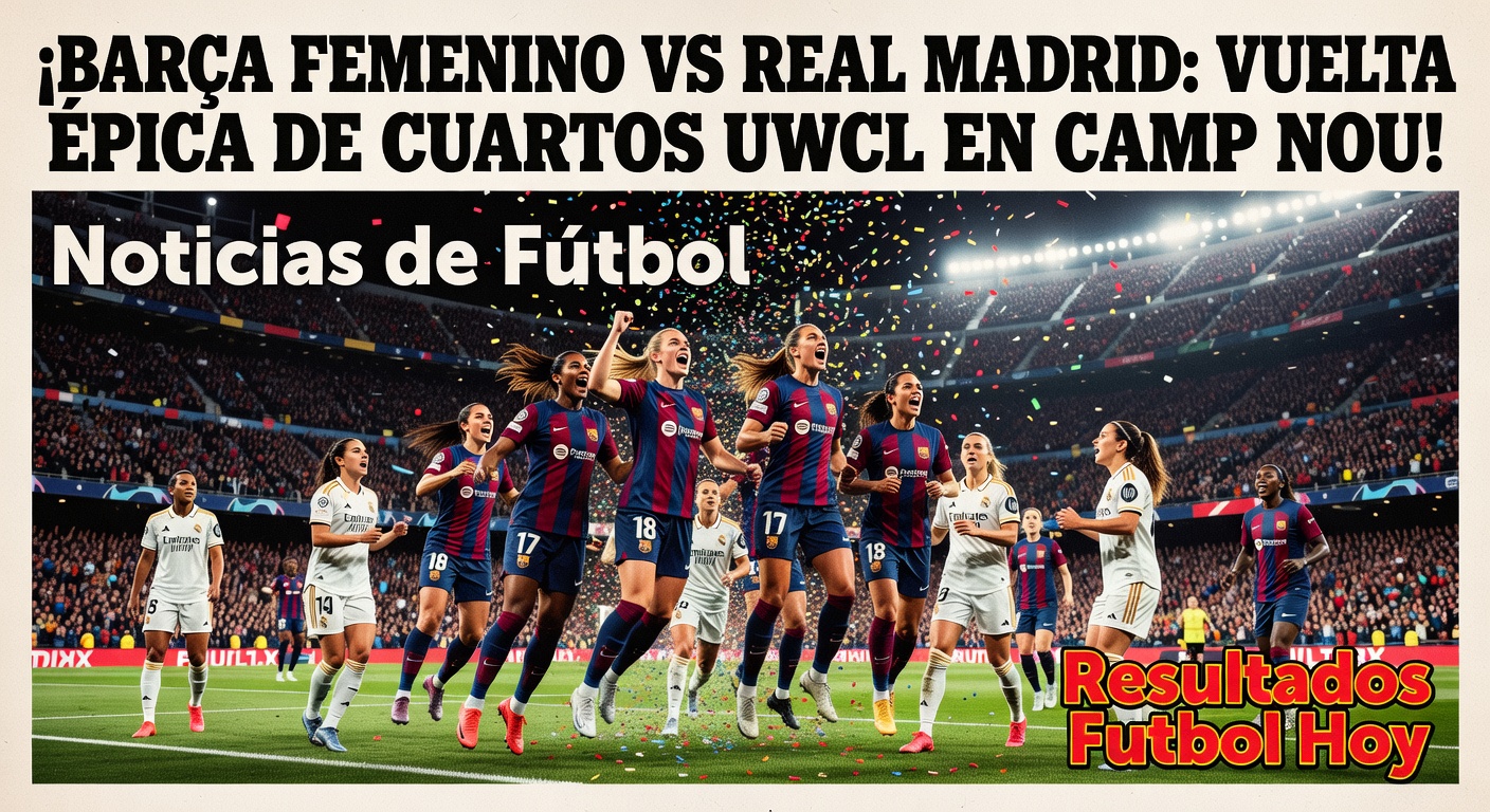 Barcelona Women vs Real Madrid Women - UWCL Quarter-Final 2nd Leg