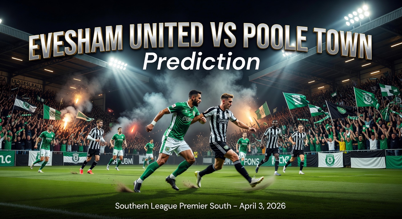Evesham United vs Poole Town Pronóstico / Prediction