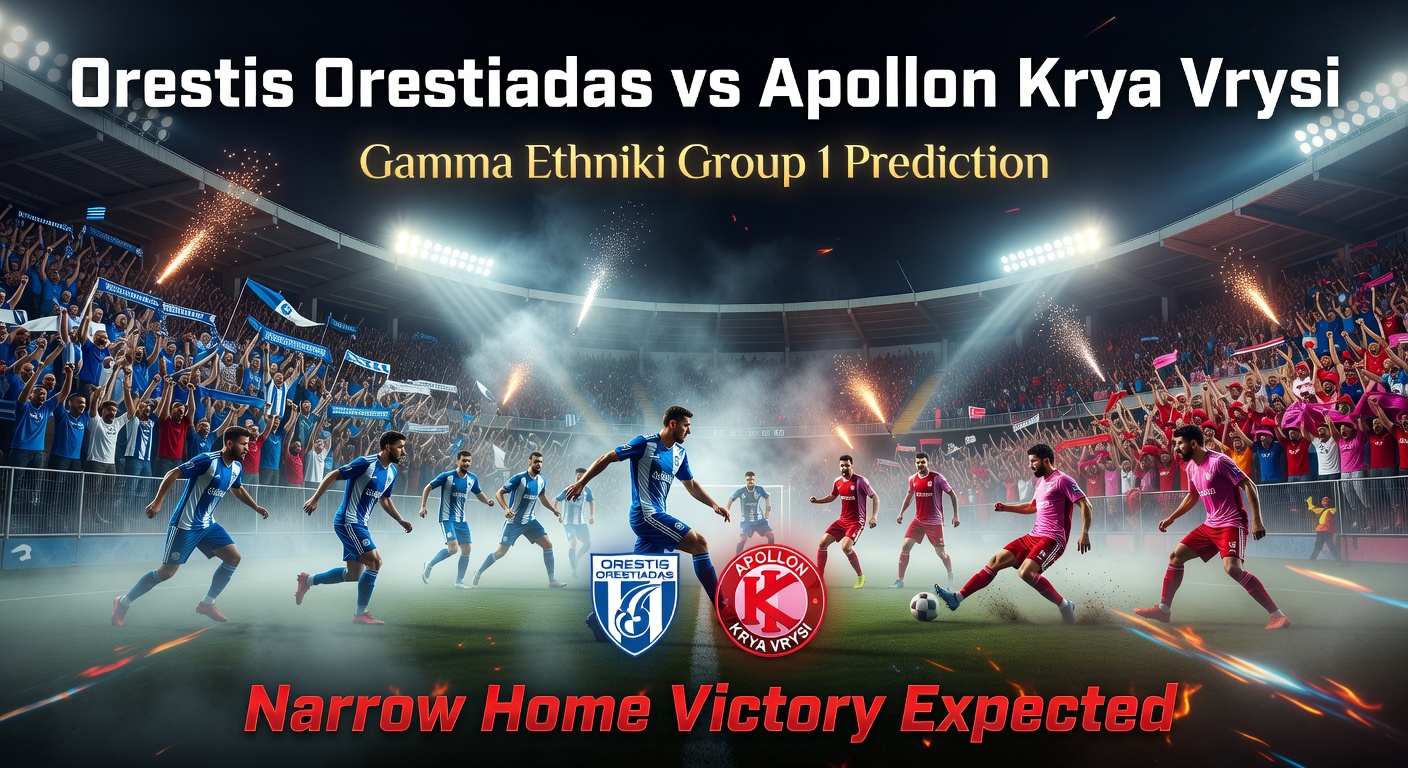 Orestis Orestiadas vs Apollon Krya Vrysi Pronóstico / Prediction