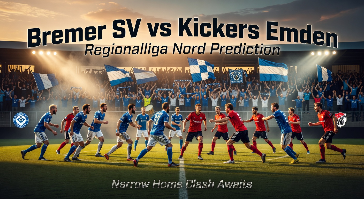 Bremer SV vs Kickers Emden Pronóstico / Prediction