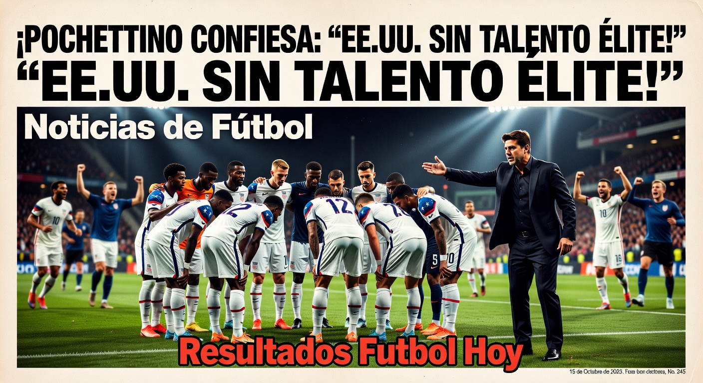 Mauricio Pochettino Admits USMNT Lacks Top-Tier Talent