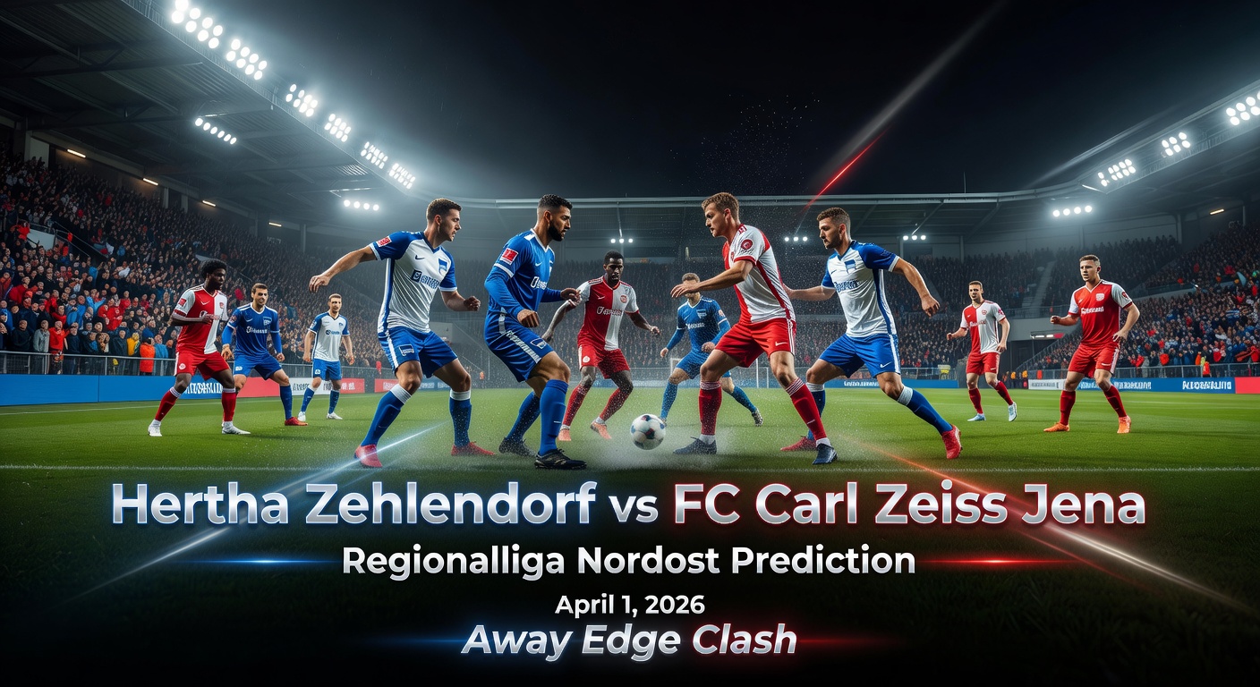 Hertha Zehlendorf vs FC Carl Zeiss Jena Pronóstico / Prediction