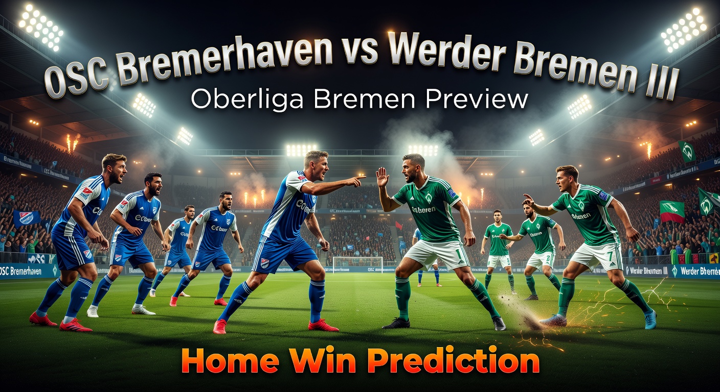 OSC Bremerhaven vs Werder Bremen III Pronóstico / Prediction