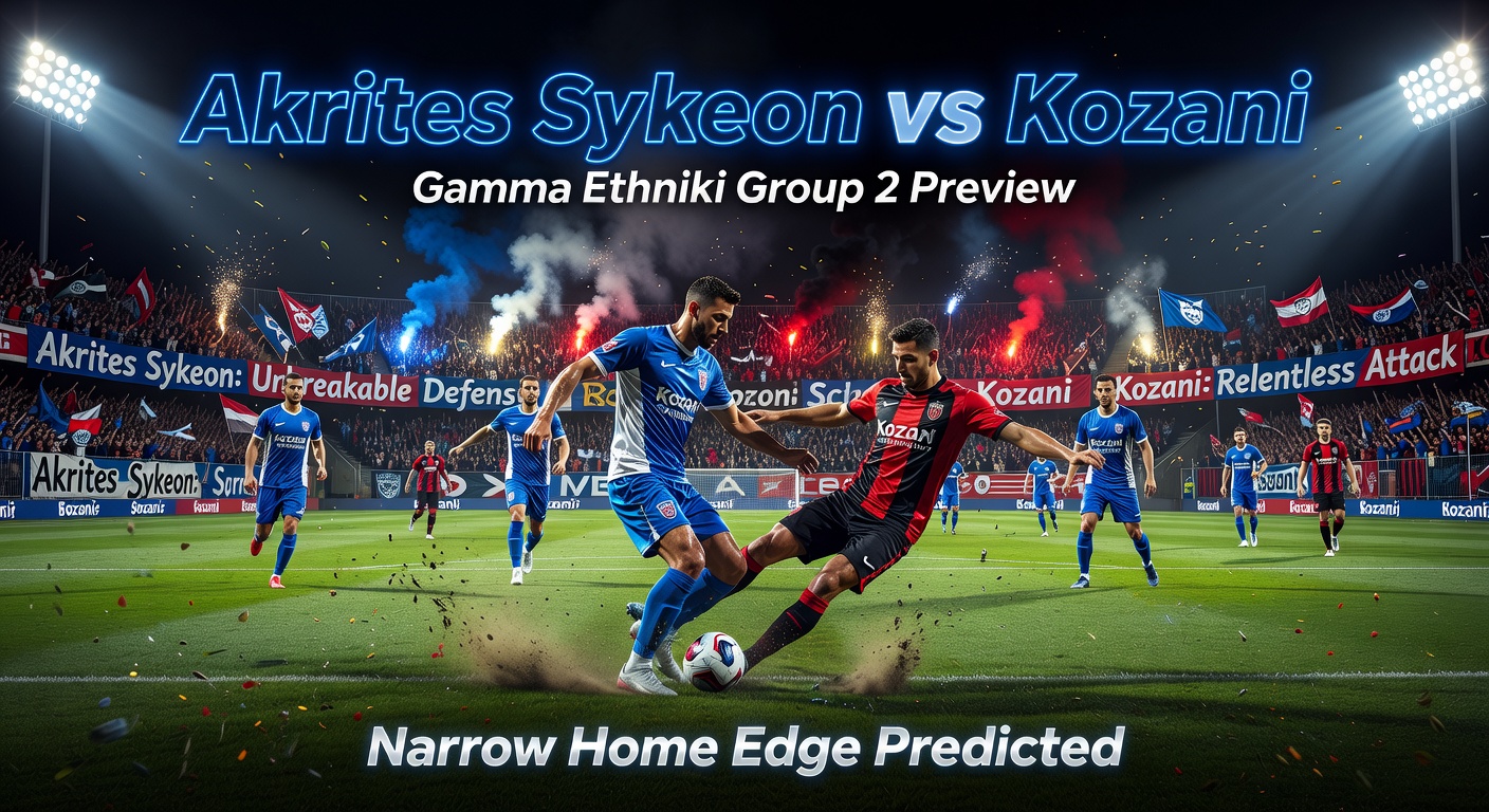 Akrites Sykeon vs Kozani Pronóstico / Prediction