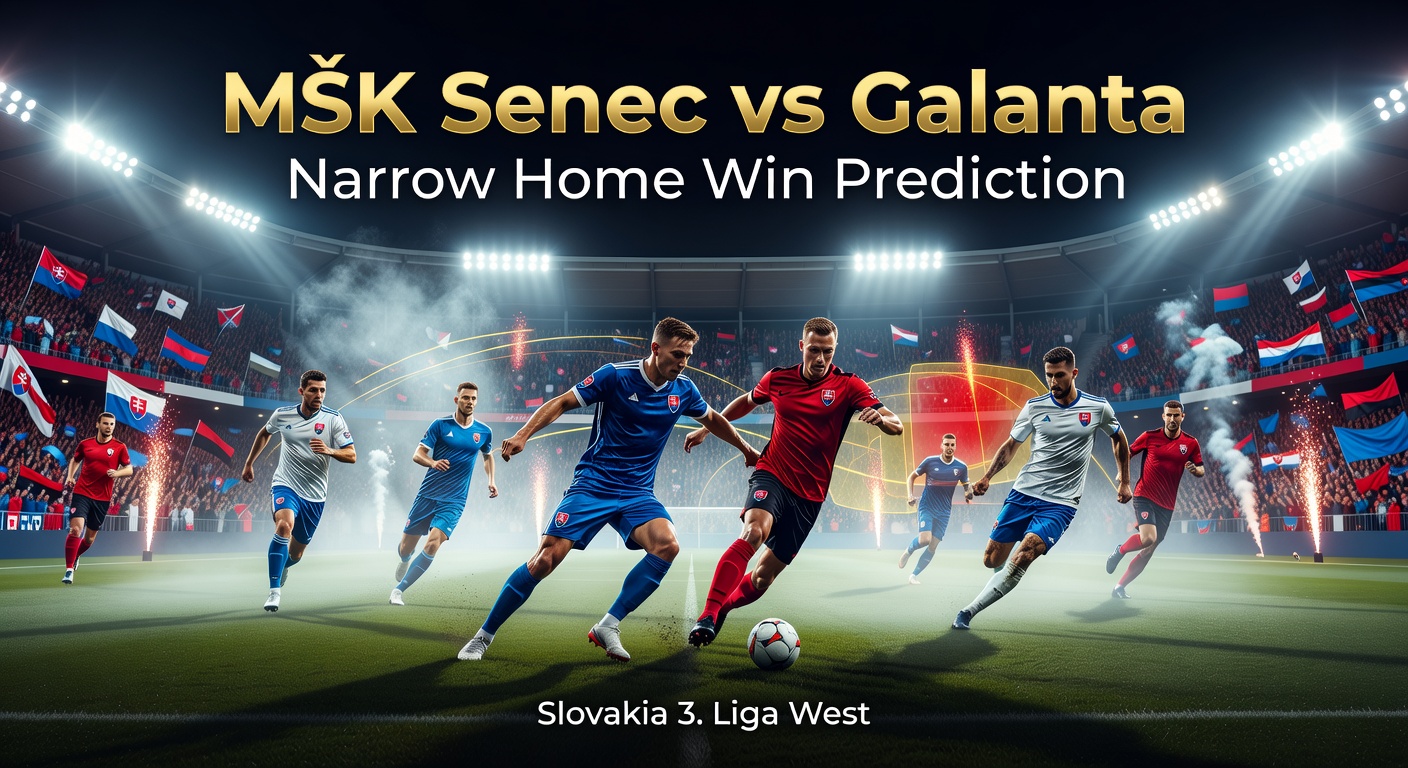 MŠK Senec vs Galanta Pronóstico / Prediction