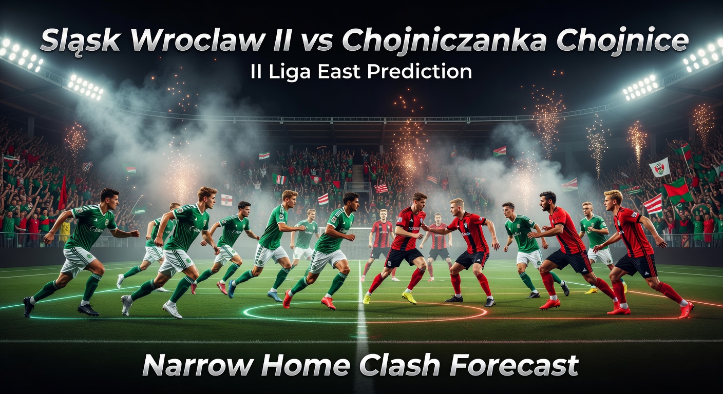 Śląsk Wrocław II vs Chojniczanka Chojnice Pronóstico / Prediction