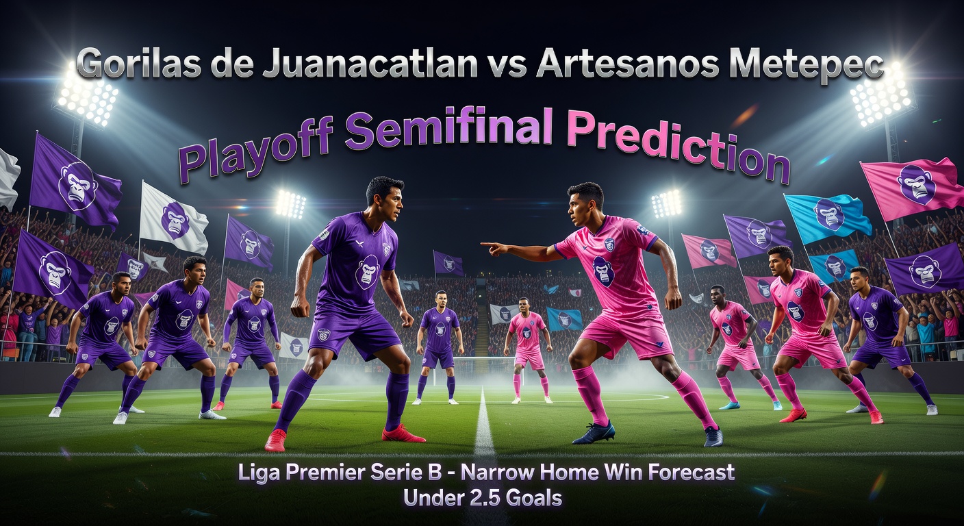 Gorilas de Juanacatlan vs Artesanos Metepec Pronóstico / Prediction