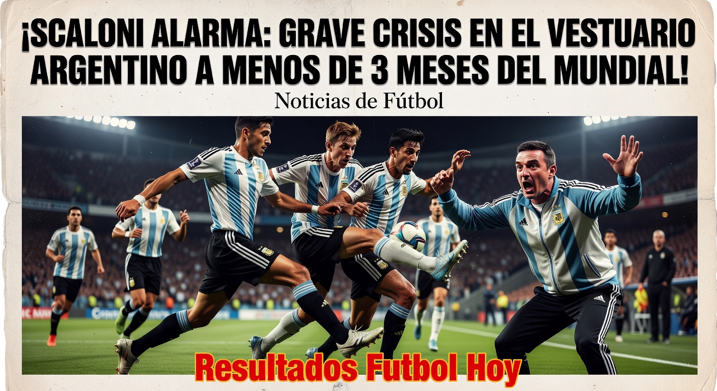 Scaloni Detects Serious Problem in Argentina Dressing Room