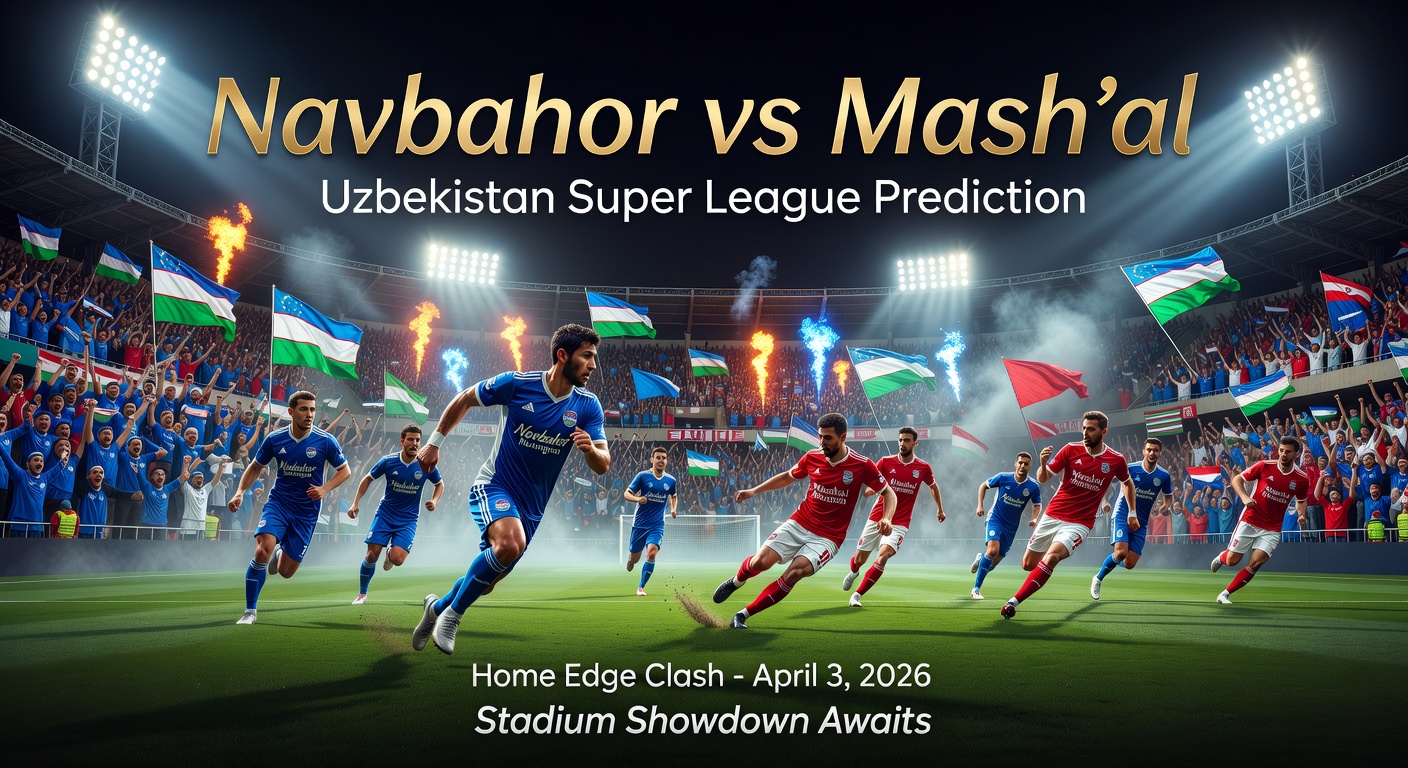 Navbahor vs Mash'al Pronóstico / Prediction