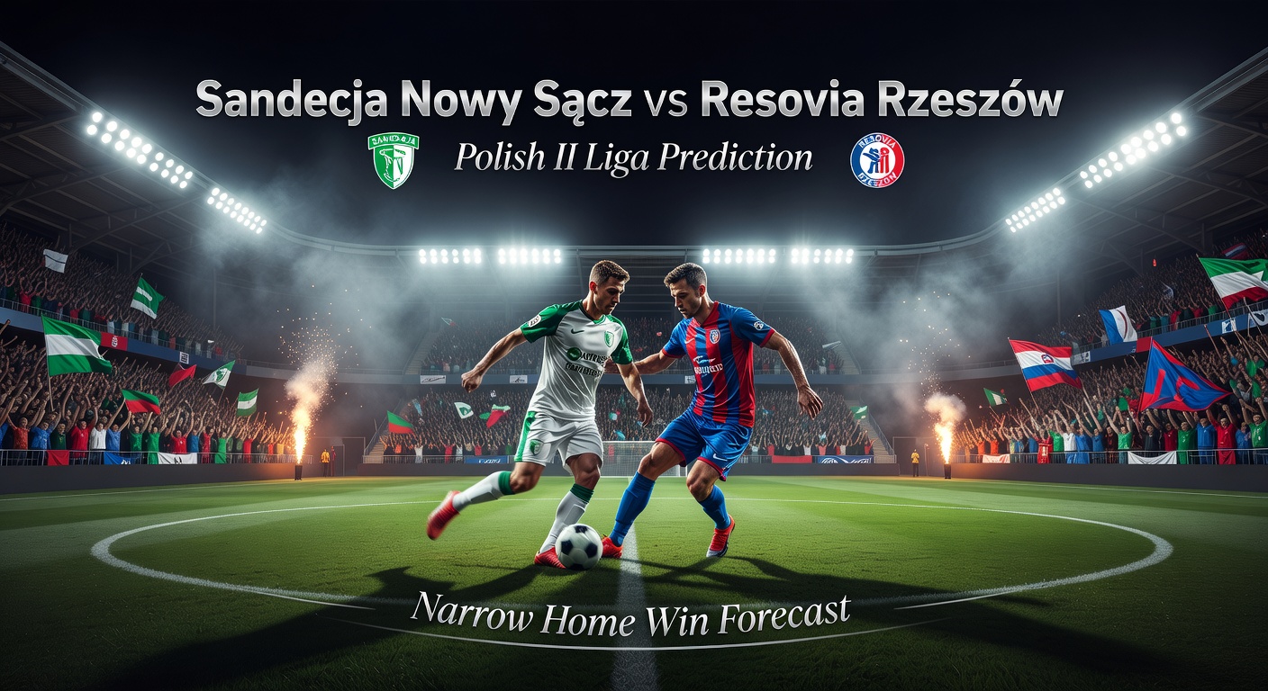 Sandecja Nowy Sącz vs Resovia Rzeszów Pronóstico / Prediction