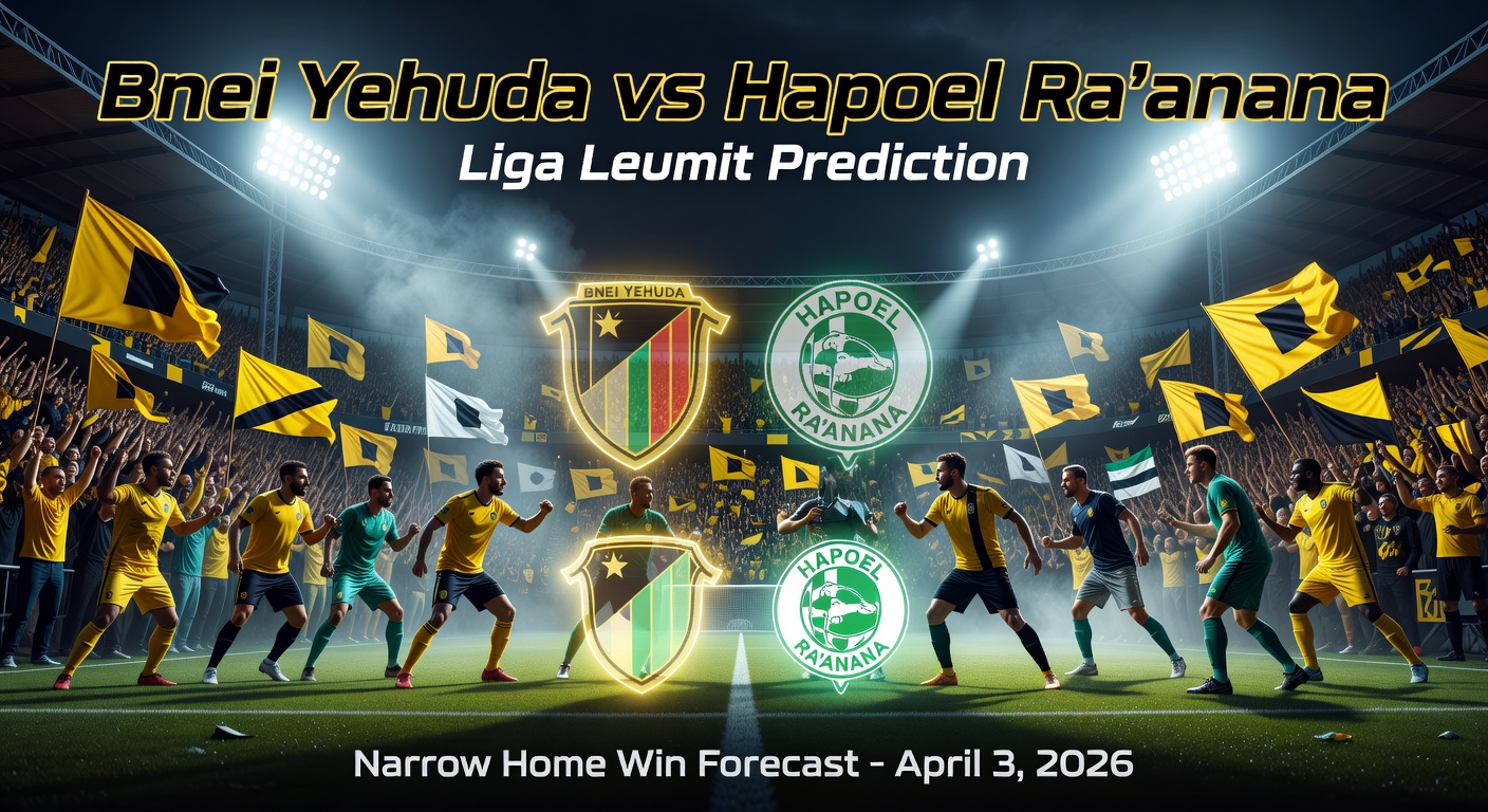 Bnei Yehuda vs Hapoel Ra'anana Pronóstico / Prediction