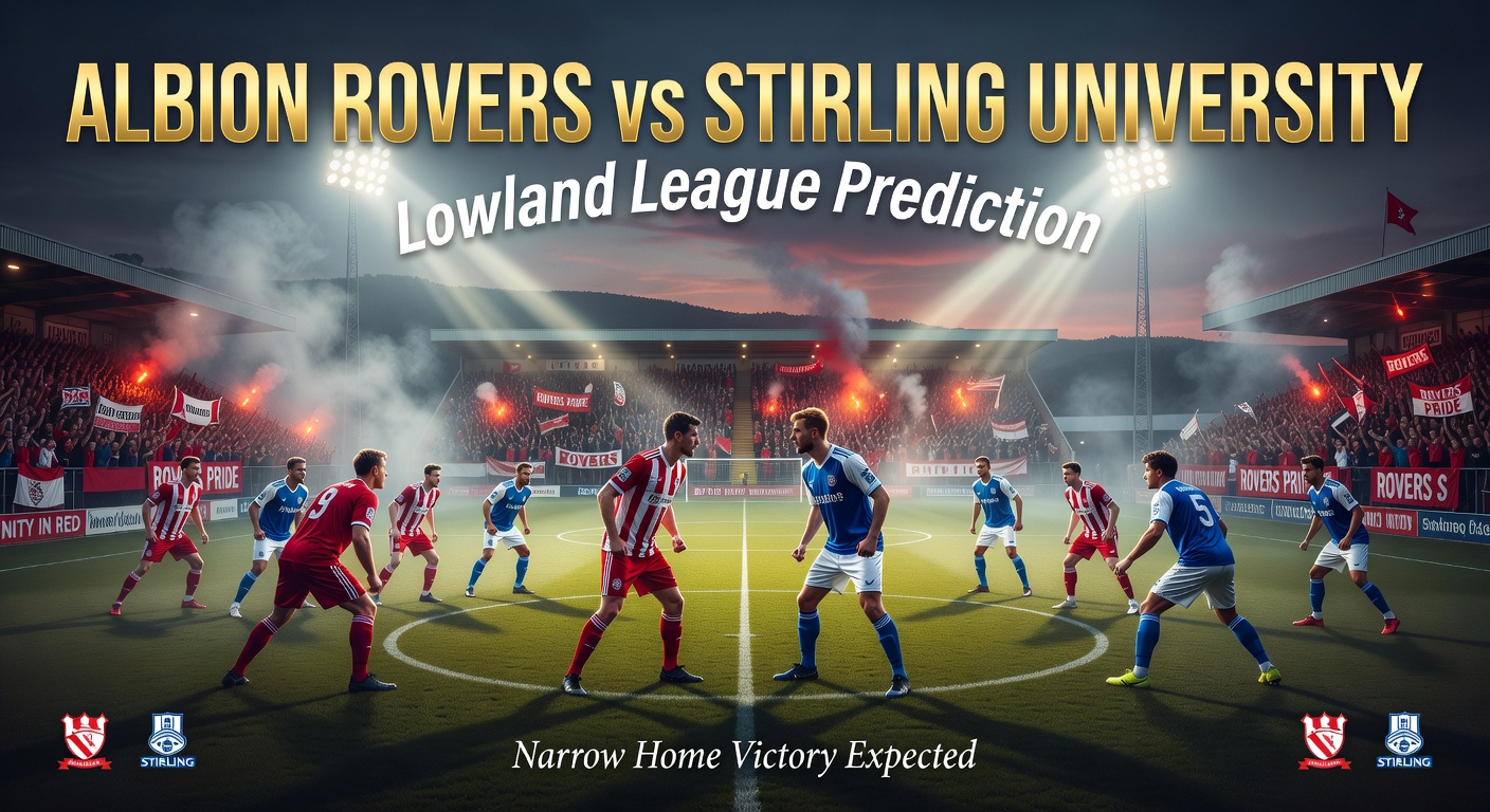 Albion Rovers vs Stirling University Pronóstico / Prediction
