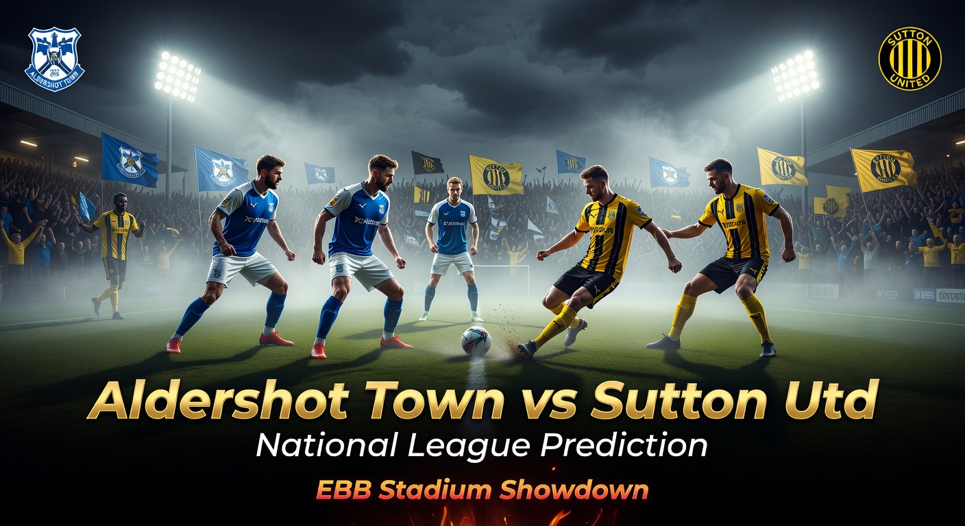 Aldershot Town vs Sutton Utd Pronóstico / Prediction