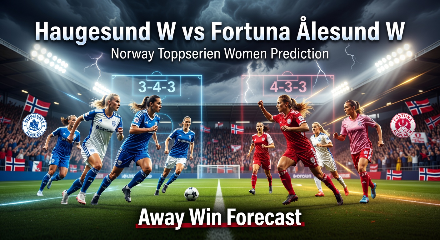 Haugesund W vs Fortuna Ålesund W Pronóstico / Prediction