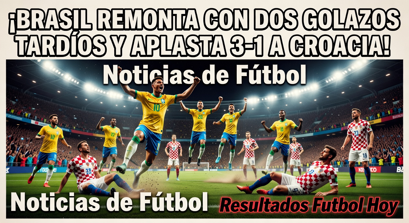 Brazil Defeats Croatia 3-1 in International Friendly