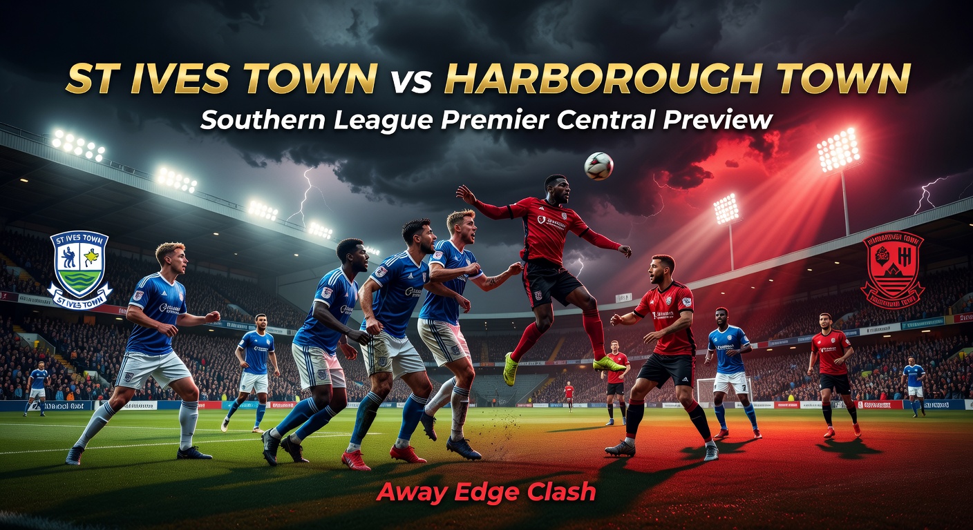 St Ives Town vs Harborough Town Pronóstico / Prediction