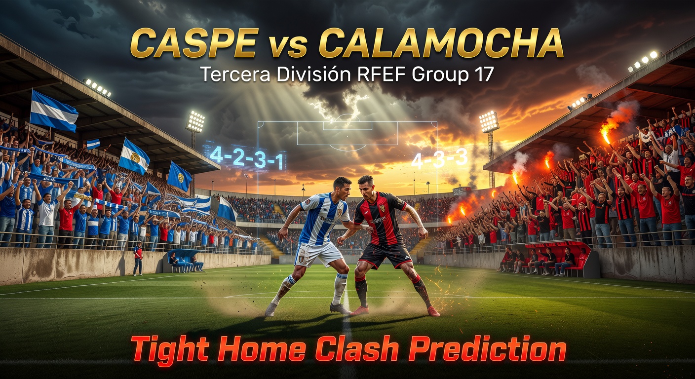 Caspe vs Calamocha Pronóstico / Prediction
