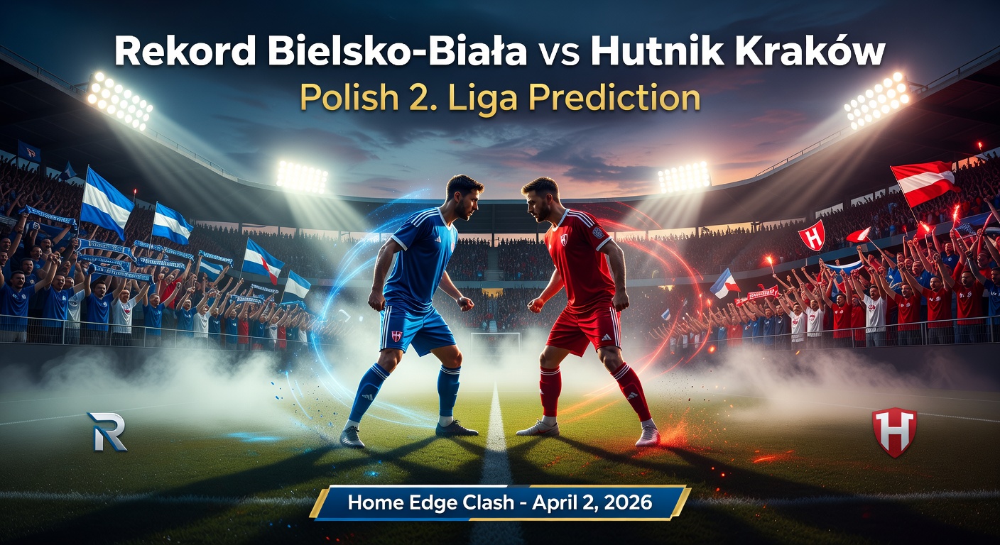 Rekord Bielsko-Biała vs Hutnik Kraków Pronóstico / Prediction