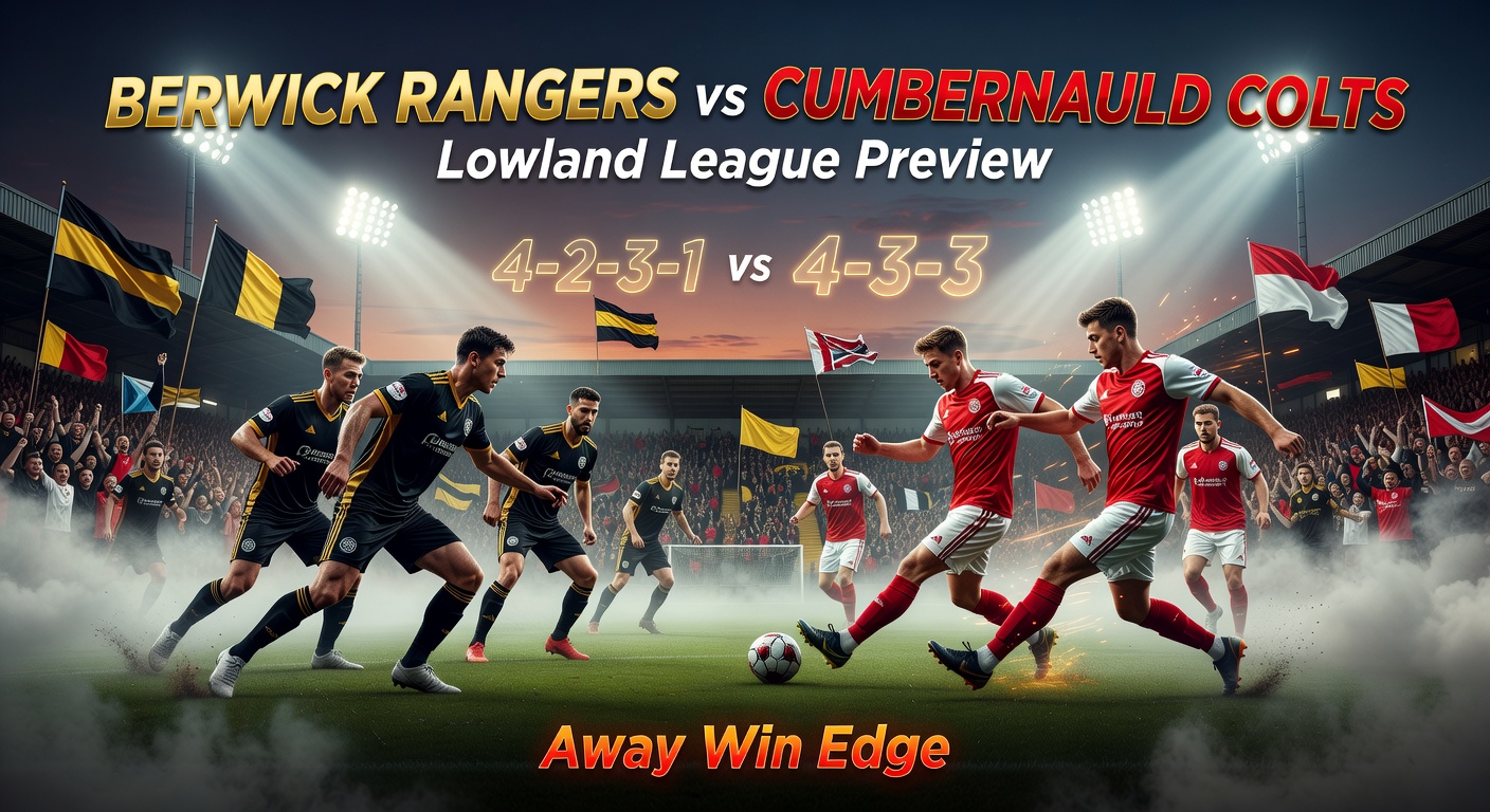 Berwick Rangers vs Cumbernauld Colts Pronóstico / Prediction