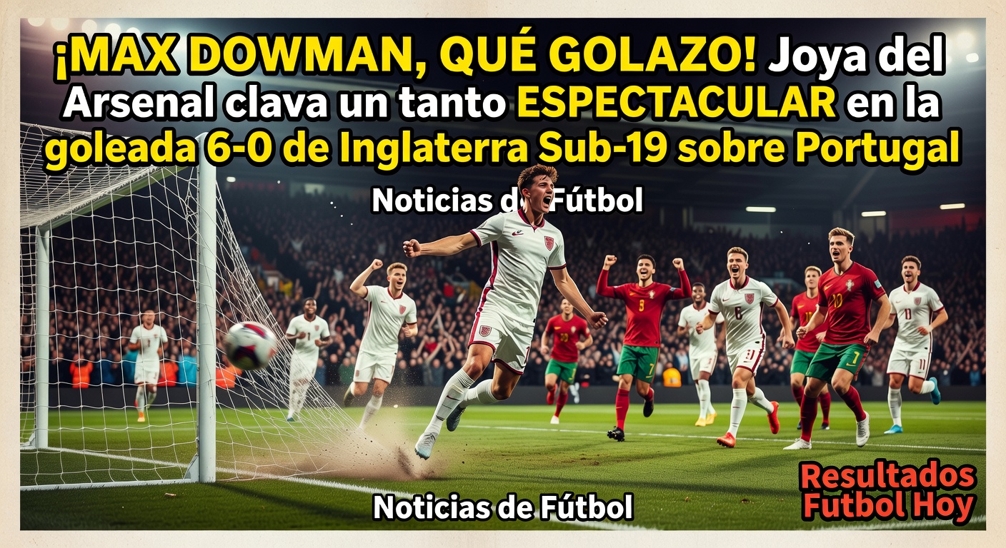 Arsenal Wonderkid Max Dowman Scores Stunner for England U19