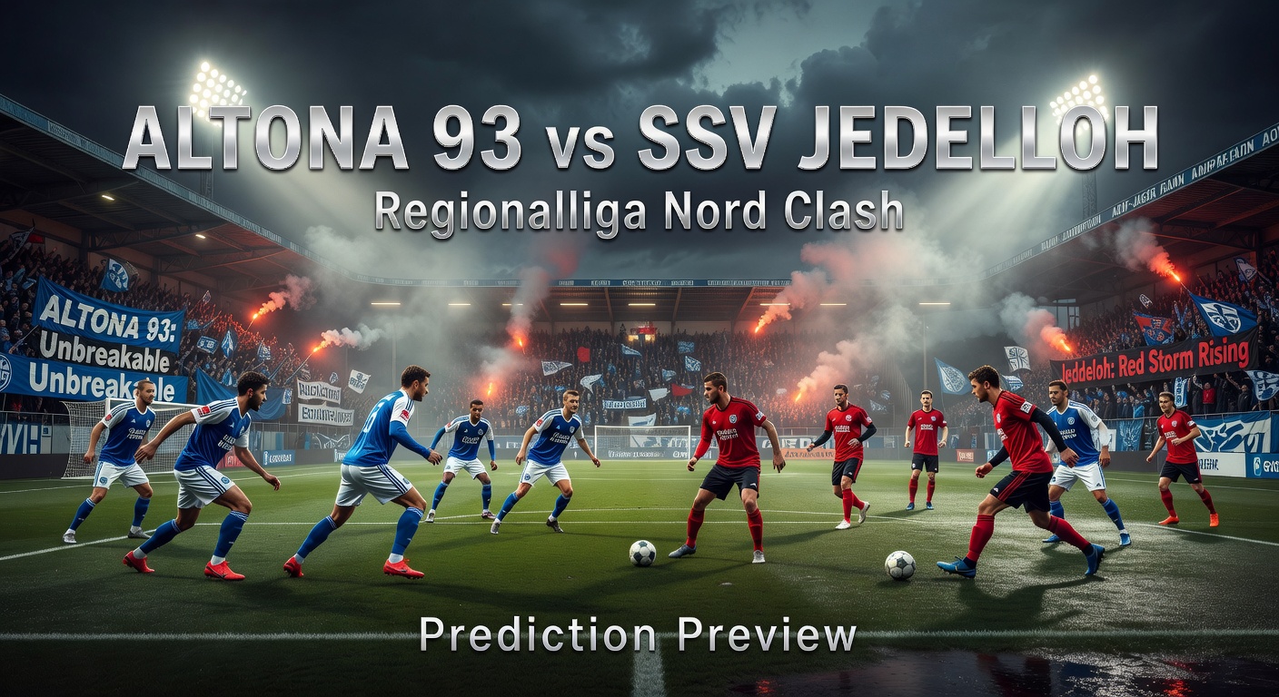 Altona 93 vs SSV Jeddeloh Pronóstico / Prediction