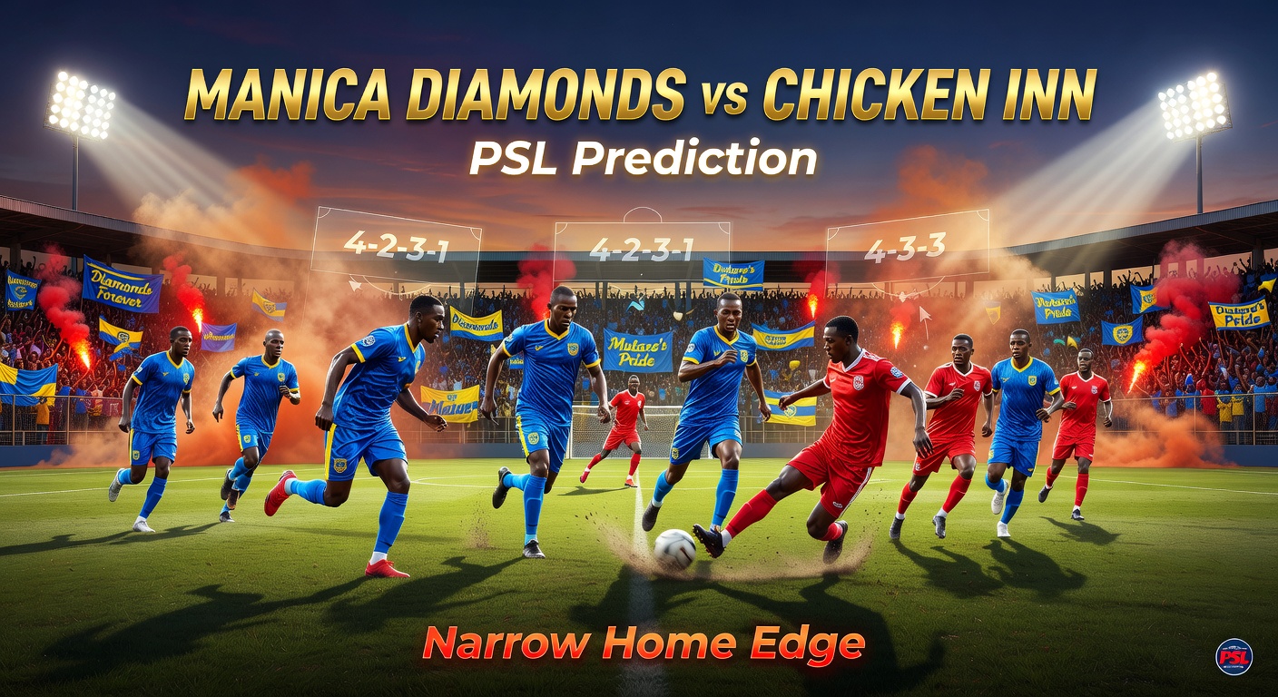 Manica Diamonds vs Chicken Inn Pronóstico / Prediction